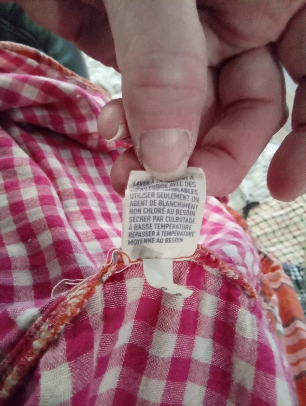Vintage Y2K American Eagle Outfitters Sz 12 Orange Plaid Pear Snap Western Butto - Picture 8 of 16
